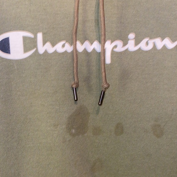 Men’s Forest 🌳 Green Champion Hoodie - Picture 4 of 5